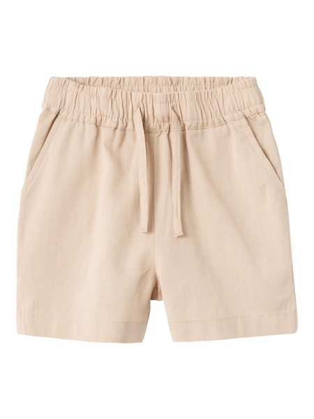 NAME IT Hør Shorts Hommas Humus